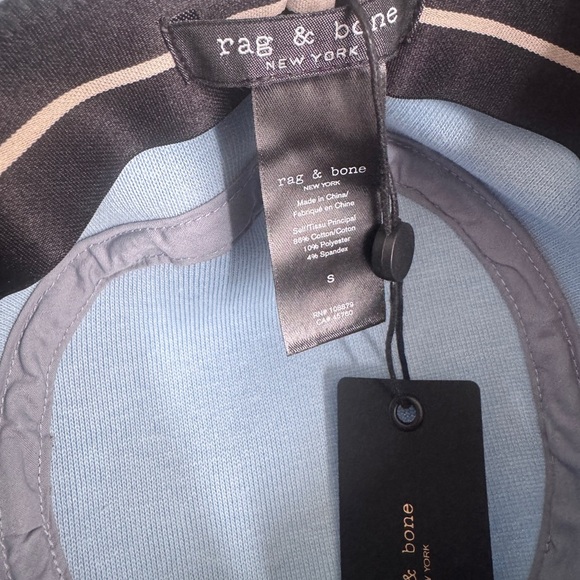 NWT Rag & Bone women's Aron Bucket Hat - size Small - Blue - Picture 6 of 6